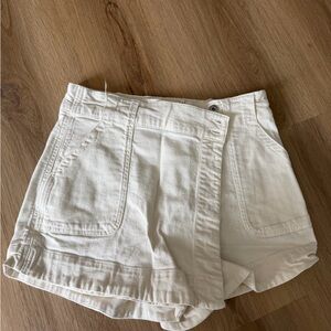 Anthropologie Maeve Cream Skort